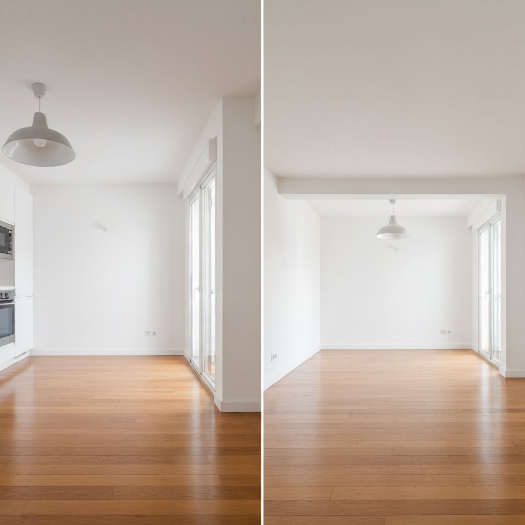 Apartamento vacio tras servicio de vaciado por herencia