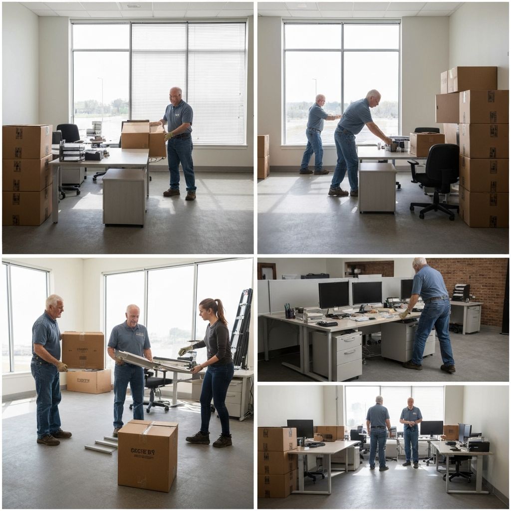 Servicio de vaciado para mudanza de oficina