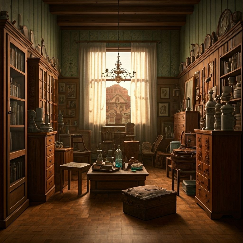 Piso antes del vaciado – lleno de muebles